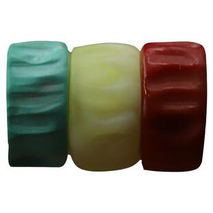 优化绿松石百香籽小配饰隔片单珠文玩手串套装顶珠红绿灯南红蜜蜡