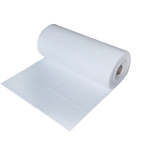 专业吸油棉只吸油不吸水工业吸油毡工厂海事湖面清理除污环保物资