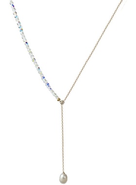 14k包金链条项链女ins奥地利水晶