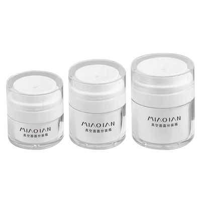 真空面霜分装瓶按压式空瓶小样盒