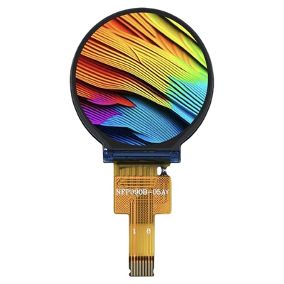 0.9英寸TFTLCD显示屏圆形ST7735