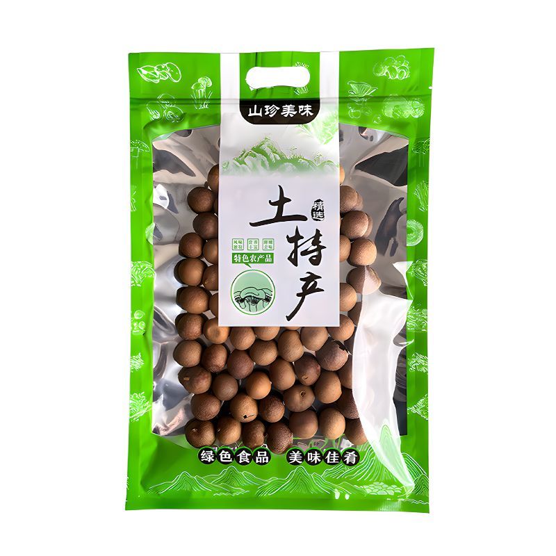 茶树菇包装袋土特产黑木耳香菇茶树菇花菇红菇姬松茸银耳半斤一斤