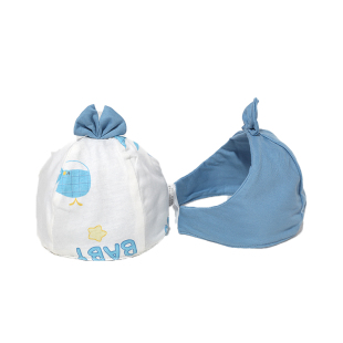 童泰新生婴儿气门帽纯棉夏季薄款0-5月3宝宝护囟门胎帽遮脑门帽子