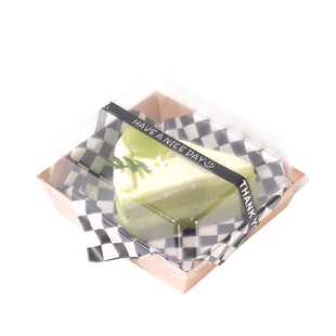 3寸4寸千层切块蛋糕包装盒甜品提拉米苏打包盒慕斯西点加高方形盒