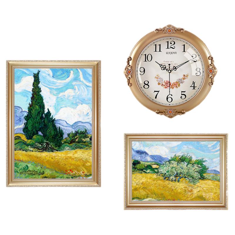 防水油画肌理餐厅装饰画梵高名画