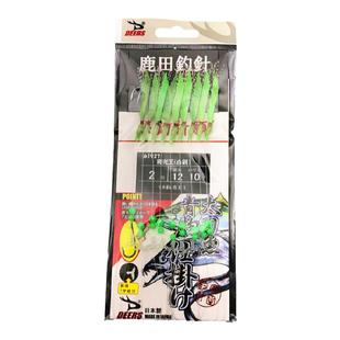 鹿田白剑海钓带鱼青砖鱼烟仔鲅鱼夜光真鱼皮红皮仿生丸世虾皮串钩