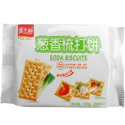 嘉士利咸味奶盐芝麻代餐梳打饼干