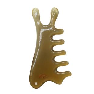 按摩梳四合一牛角梳经络梳天然头皮梳头脸部面部疏通官方旗舰梳子