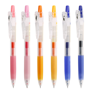 成田Narita果汁笔 彩色中性笔0.5mm按动水性笔手帐学生用做笔记用