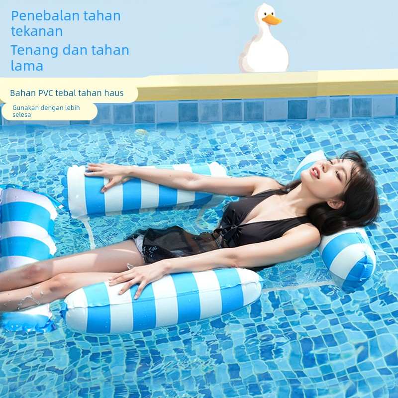 水上充气浮床游泳浮椅水上漂浮气垫游泳圈海上浮排床儿童躺椅成人