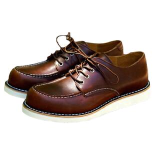 875低帮工装鞋男固特异耐磨头层牛皮大头复古百搭潮流休闲鞋新款