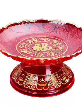 供盘佛前塑料拜神摆件