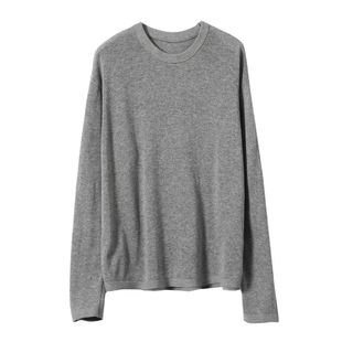 淘么淘 男女同款！巨好穿~宽松薄款微透纯棉字母刺绣针织套衫上衣