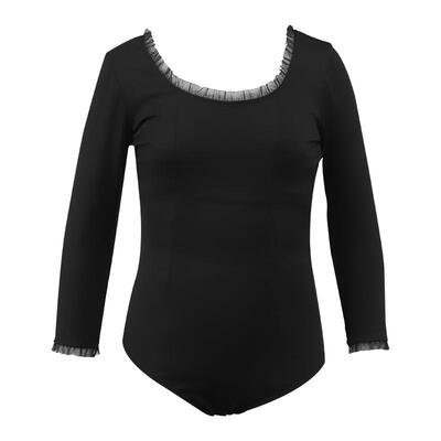 笛雀儿成人芭蕾舞连体服七分袖