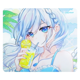臻火电竞【夏日季】二次元少女fps游戏鼠标垫csgo三角洲无畏契约