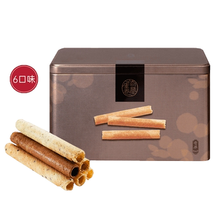 香港[奇华饼家]什锦鸡蛋卷礼盒咖啡小吃零食糕点特产点心椰香饼干