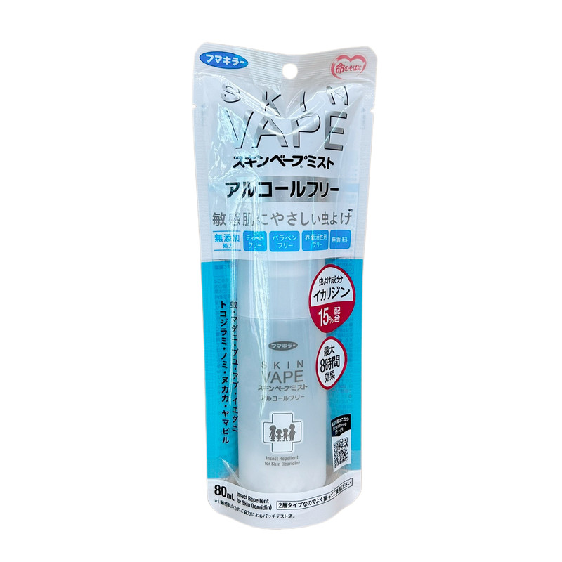 日本进口VAPE驱蚊液喷雾水儿童防蚊虫叮咬户外便携式精油防蚊喷雾