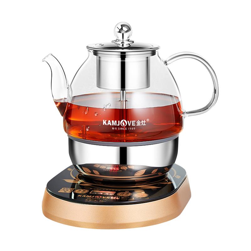 金灶A-99全自动煮茶器蒸汽循环喷淋式煮茶壶电茶壶玻璃蒸茶器家用
