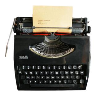 爆款英雄打字机品质复古老式国货英文装饰学生文艺礼物怀旧非乐高