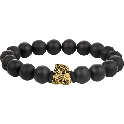 周大福独白复古黄金手串