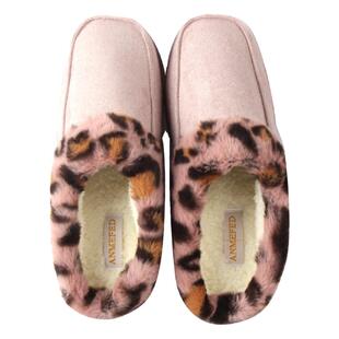 出口时尚女士秋冬天保暖麂皮毛绒加厚底拖鞋保暖软底防滑居家棉拖