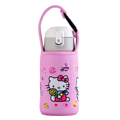 膳魔师儿童保温杯套水壶袋背带斜挎可背水杯保护套TCKA553F/550ml