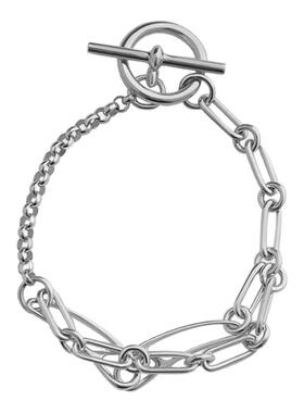 925银制饰品极简猪鼻子轻奢手链