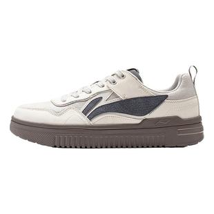 李宁板鞋男款秋季款新款休闲男生百搭经典2025透气运动鞋男鞋鞋子