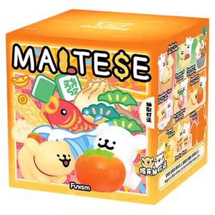 九木杂物社线条小狗好运汪汪盲盒可爱公仔潮玩手办女生礼物摆件