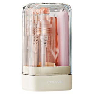 口袋旅行便携折叠牙刷牙膏一体式成人儿童软毛旅游随身洗漱杯套装