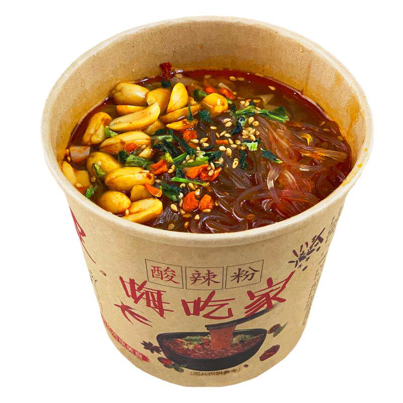 酸辣粉 嗨吃家6桶装正品海吃网红方便面红薯粉整箱速食粉丝米线