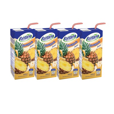 芳塔娜菠萝汁小瓶便携无添加果汁