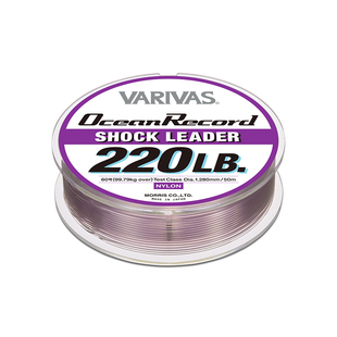 日本VARIVAS瓦里瓦斯SHOCK LEADER路亚前导线30/50米强力尼龙线