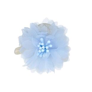 儿童超仙雪纱花发夹公主风双面花朵碎发小抓夹头饰小女孩可爱顶夹