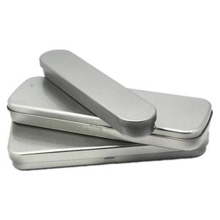 包邮纯色美术金属单层双层多功能DIY收纳文具盒耐摔铁皮盒铅笔盒