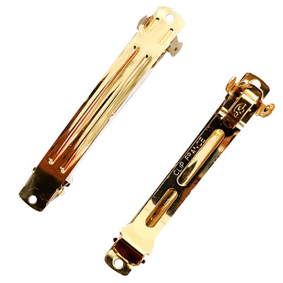 KC金6cm加厚diy三片式弹簧发夹