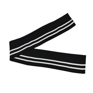 春秋中厚弹力针织细螺纹领口袖口布料横机罗纹下摆松紧裤腰边辅料