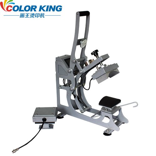 CP2815s heat press  cap machine 二合一烫标机 半自动烫帽机