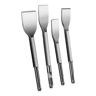 电锤弯凿子加厚冲击钻头高硬度扁凿方柄圆柄六角柄电镐开槽敲砖铲