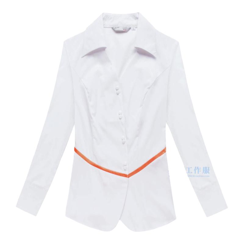 奥迪女衬4s店工装修身衬衫