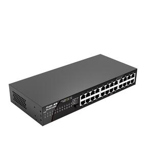 Ruijie锐捷睿易网络24口交换机RG-ES124GD-E 全千兆端口 桌面型非网管型 可分线企业级 上机架 官方旗舰店