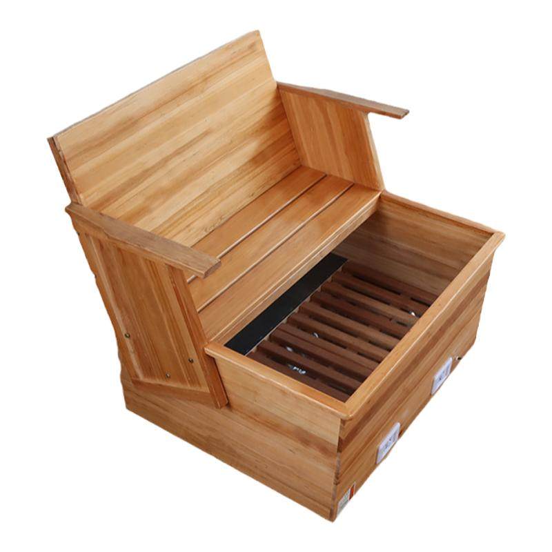 实木大靠背电火桶老人冬季烤火桶