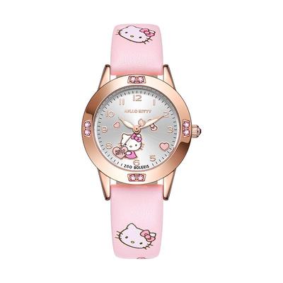 HelloKitty小学生手表看时间女孩