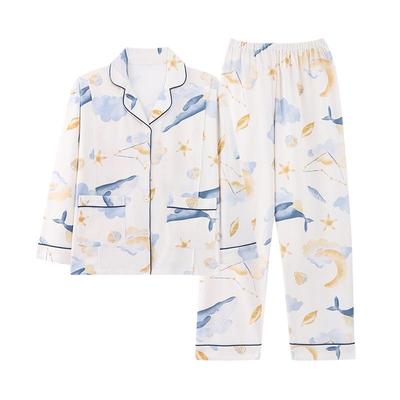 孕妇月子服夏季薄款产后哺乳睡衣