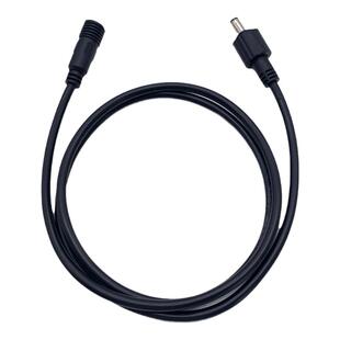 防水DC5521公对母延长线户外路灯LED带螺帽075平方大电流7A加长线