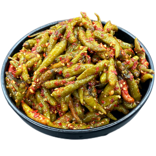 手工自拌正宗韩式风味腌鲜朝天椒小辣米椒咸菜下饭东北咸菜小包装