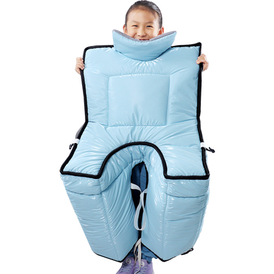 适配于九号小牛电动车儿童后座挡风被亲子款冬季电瓶加绒加厚防风