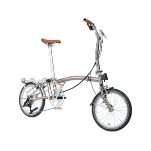 CRANSTON R9 Max 枪灰色 M把/S把9速16寸轻便复古小布折叠自行车