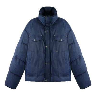 BJHG仿牛仔棉服男款2025新款冬季