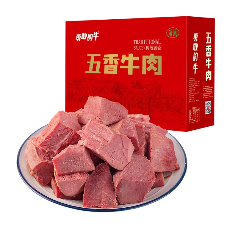 勇敢的牛五香熟牛肉250g小包装